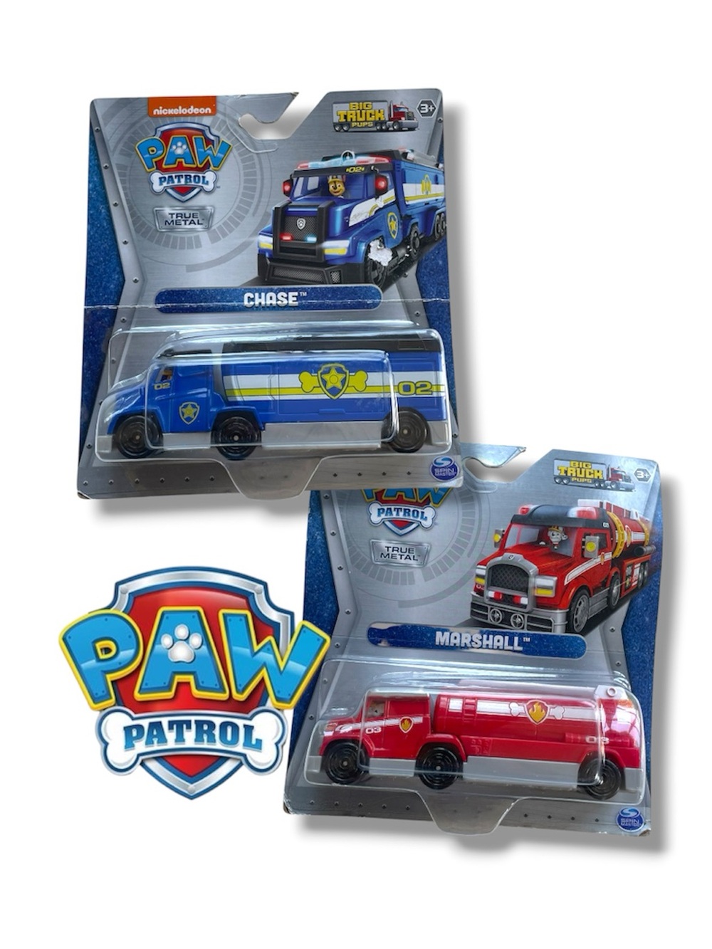 Paw Patrol Toy Set Marshall Chase NEW Die-Cast Big Truck Pups